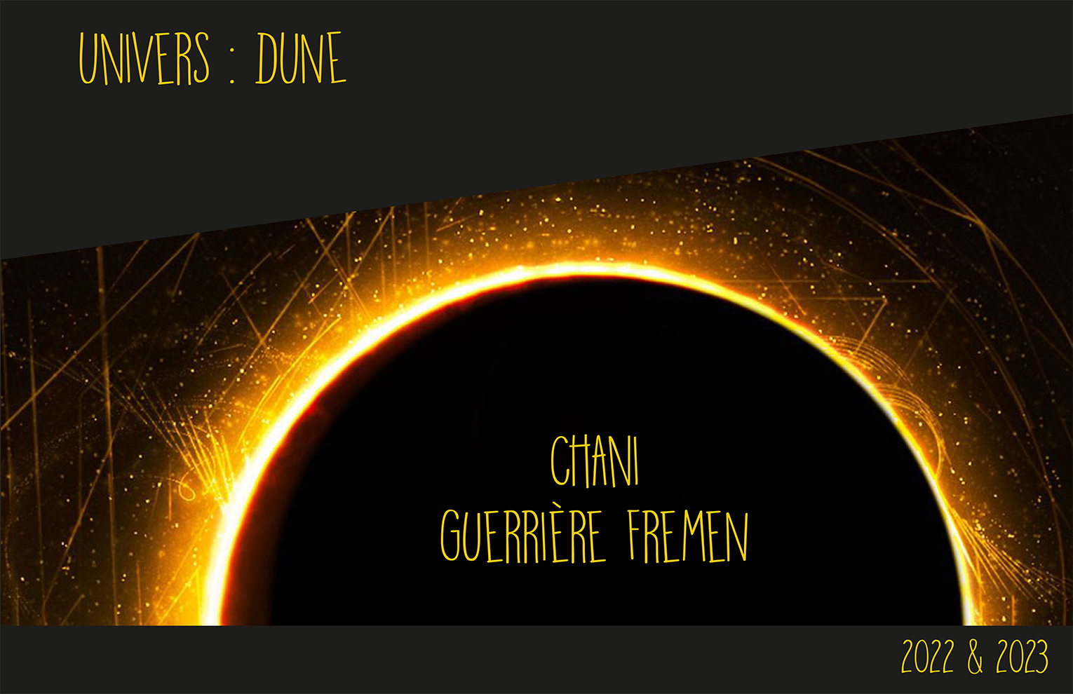 Projet Univers Dune – Chani Guerrière Fremen